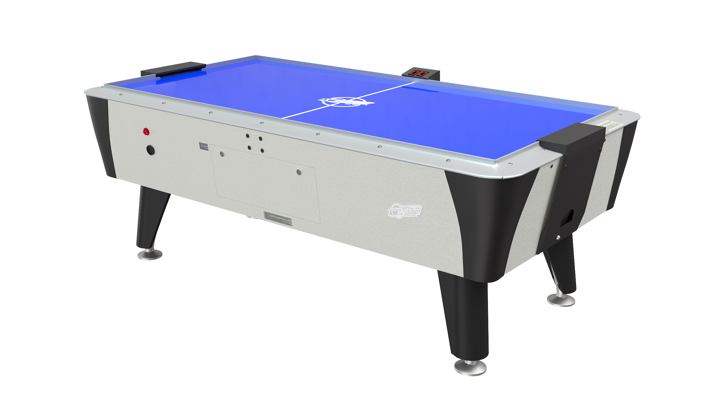Dynamo 8' Pro Style Argent Frost Air Hockey Table