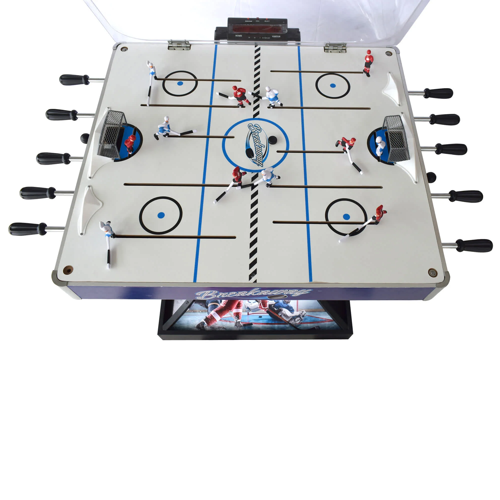 Hathaway Breakaway 41-in Dome Hockey Table with LED Scoring