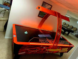 Dynamo 8' Fire Storm Home Air Hockey Table