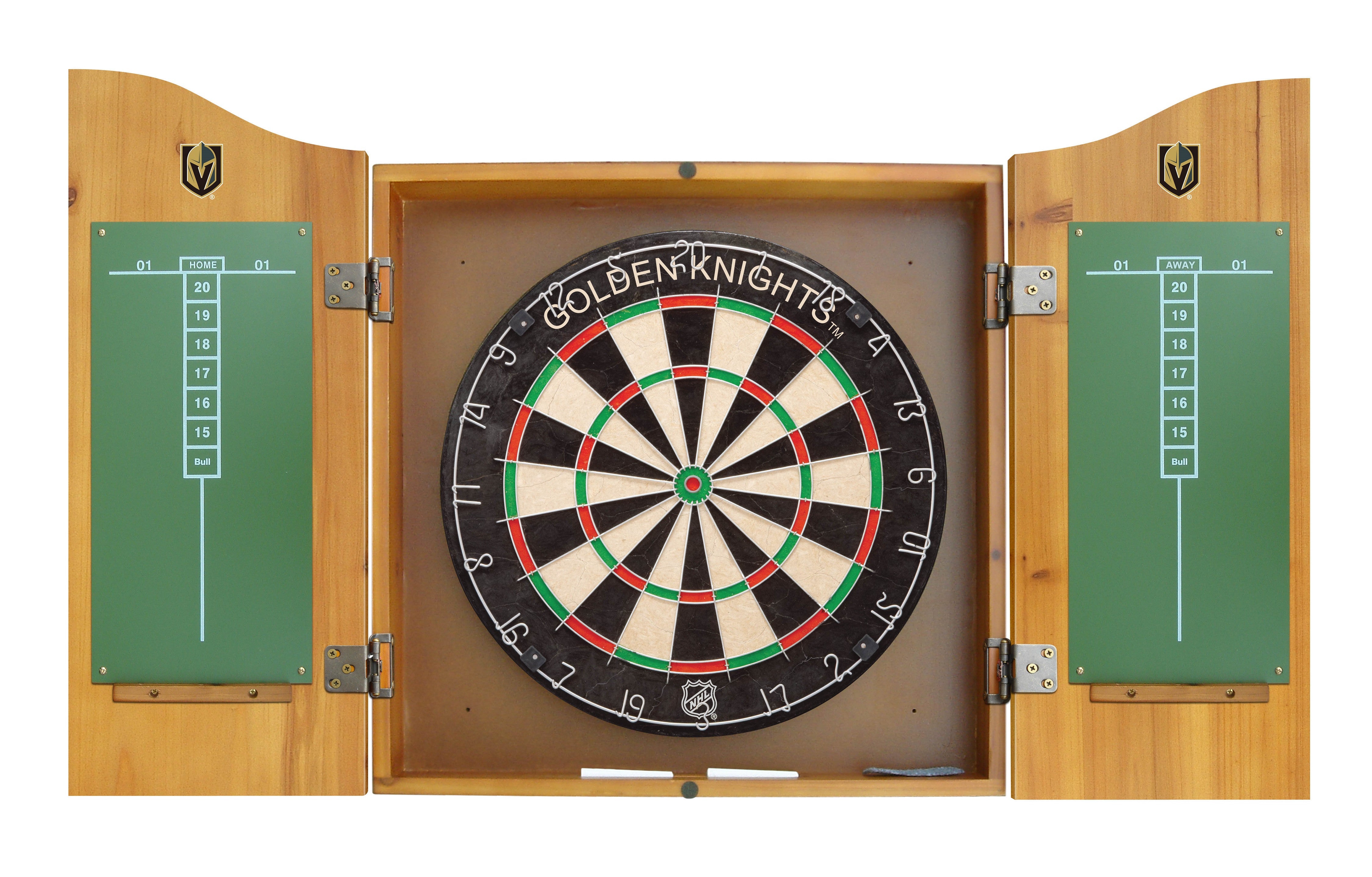 Imperial Vegas Golden Knights Dart Cabinet Set
