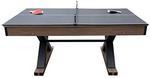 Hathaway Excalibur 6' Air Hockey Table w/Table Tennis Top