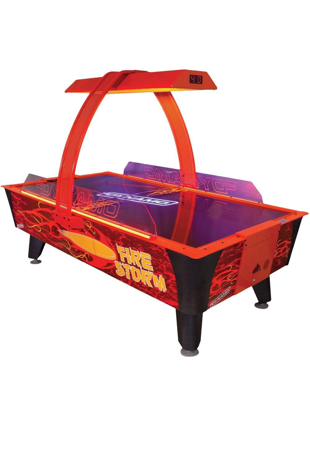 Picture of Dynamo 8' Fire Storm Home Air Hockey Table