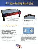 Gold Standard Games 7' Home Pro Elite Arcade Style Air Hockey Table