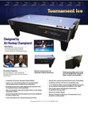 Gold Standard Games 7' Tournament Ice Air Hockey Table