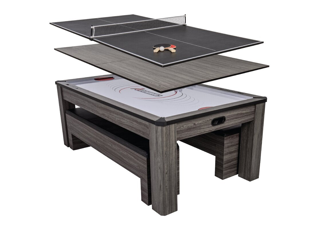 Atomic Northport 3-in-1 Dining Table with Air-Powered Hockey and Table Tennis