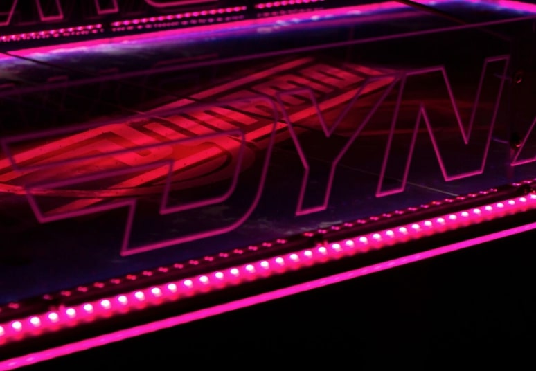 Dynamo 7' Cosmic Thunder Air Hockey Table (Coin)