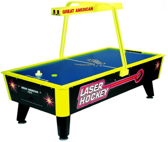 Picture of Great American Laser Air Hockey w/E.Score & Light Bar