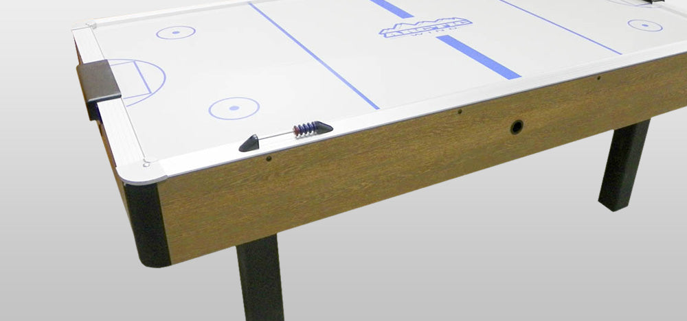 Dynamo 7' Arctic Wind Branded Oak Air Hockey Table