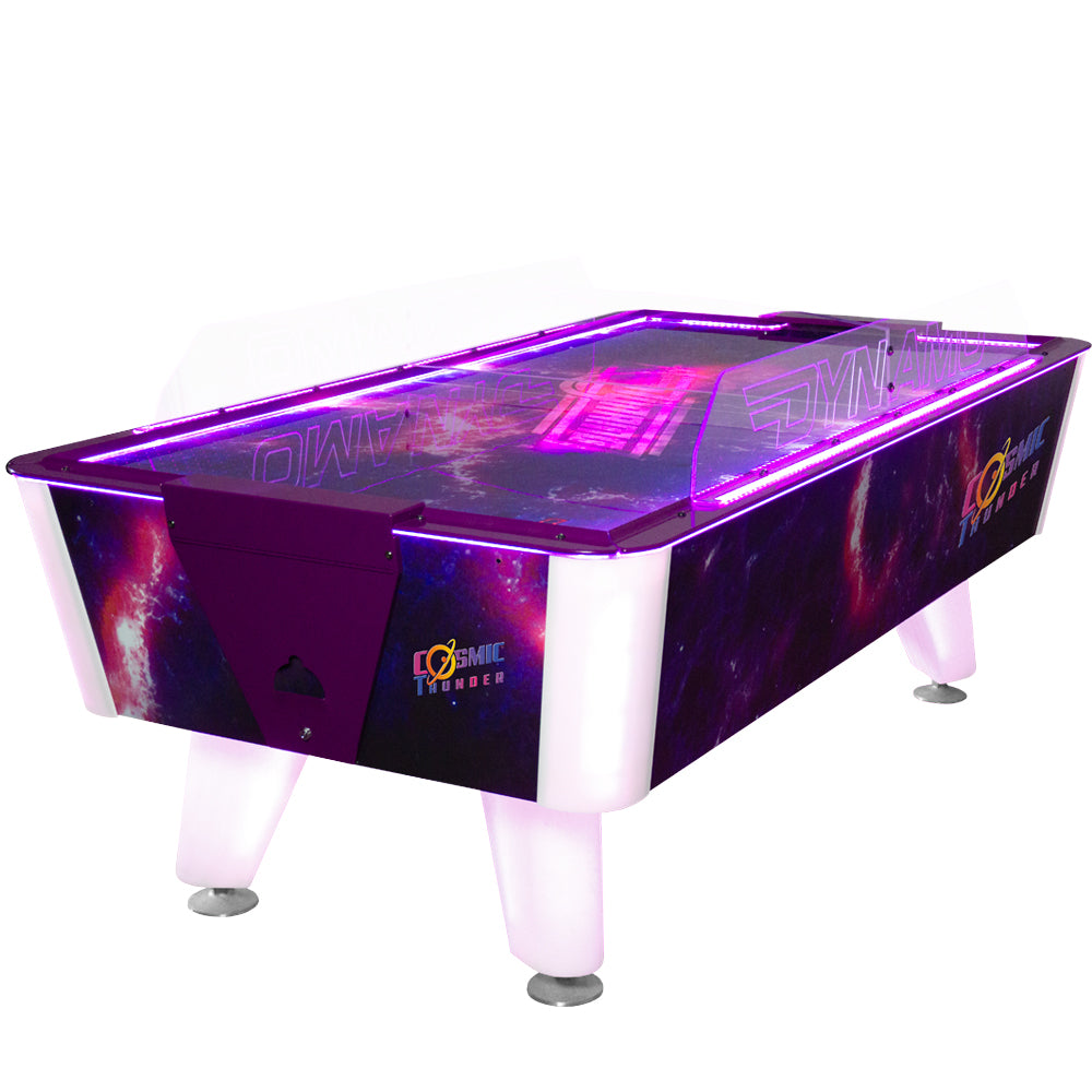 Dynamo 7' Cosmic Thunder Home Air Hockey Table 