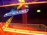 Dynamo 8' Fire Storm Home Air Hockey Table