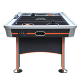 Hathaway Trailblazer 7' Air Hockey Table in Black/Orange