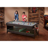 Fat Cat Original 3-in-1 Grey 7' Pockey™ Multi-Game Table