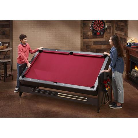 Fat Cat Original 3-in-1 Burgundy 7' Pockey™ Multi-Game Table