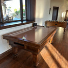 Dynamo 7' Reagan Air Hockey Table with Natural Stain, on Maple Wood