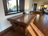 Dynamo 7' Reagan Air Hockey Table with Natural Stain, on Maple Wood