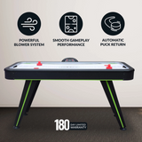 Hathaway Voyager 5-ft Air Hockey Table with LED Scoring