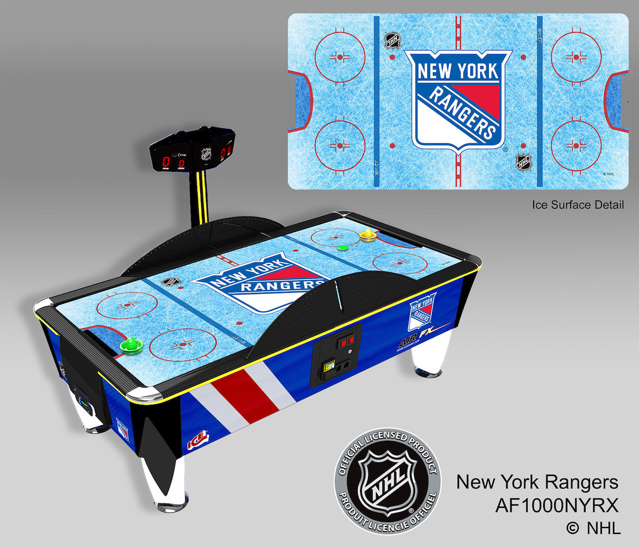 ICE NHL AIR FX Air Hockey Table (Coin) 8'