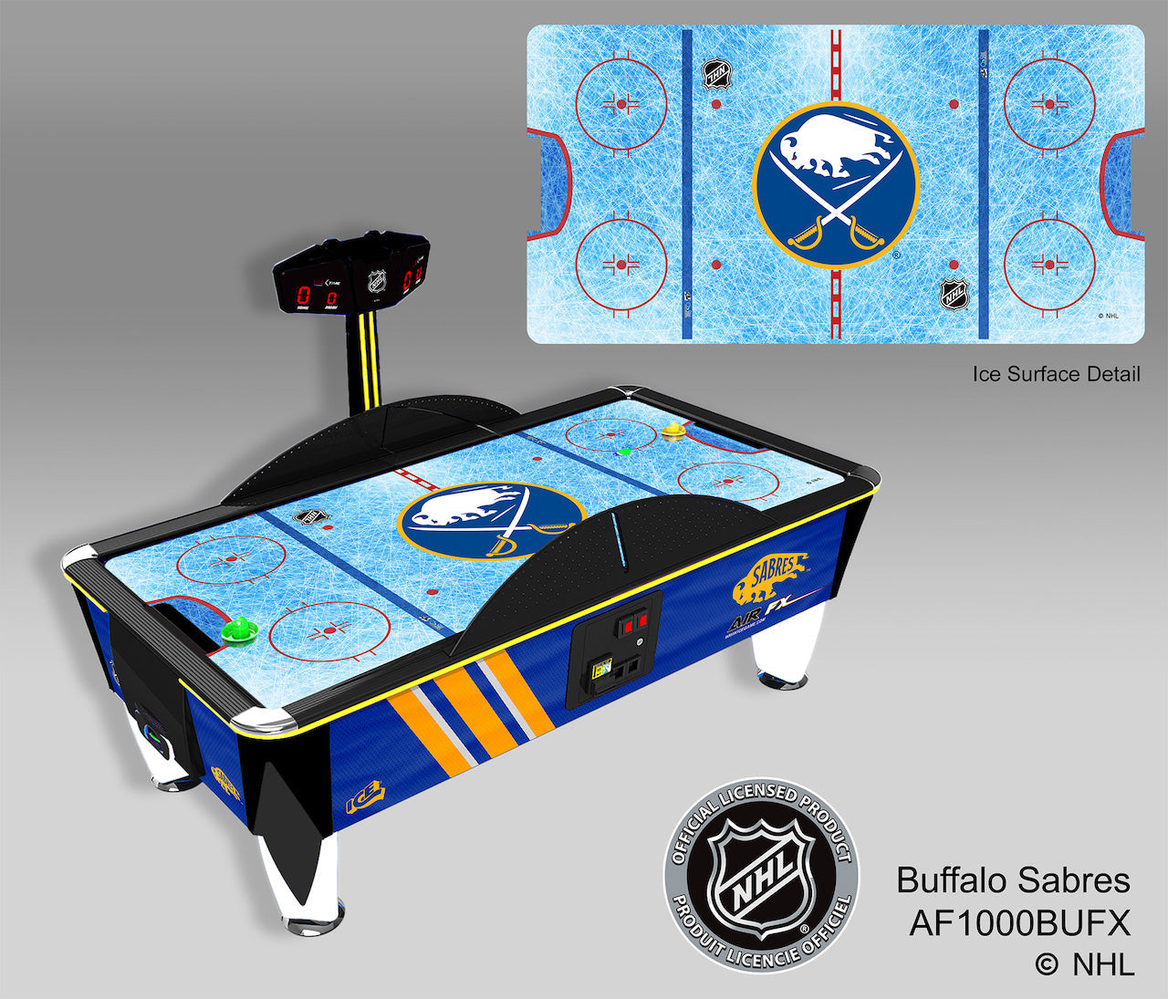 ICE NHL AIR FX Air Hockey Table (Coin) 8'