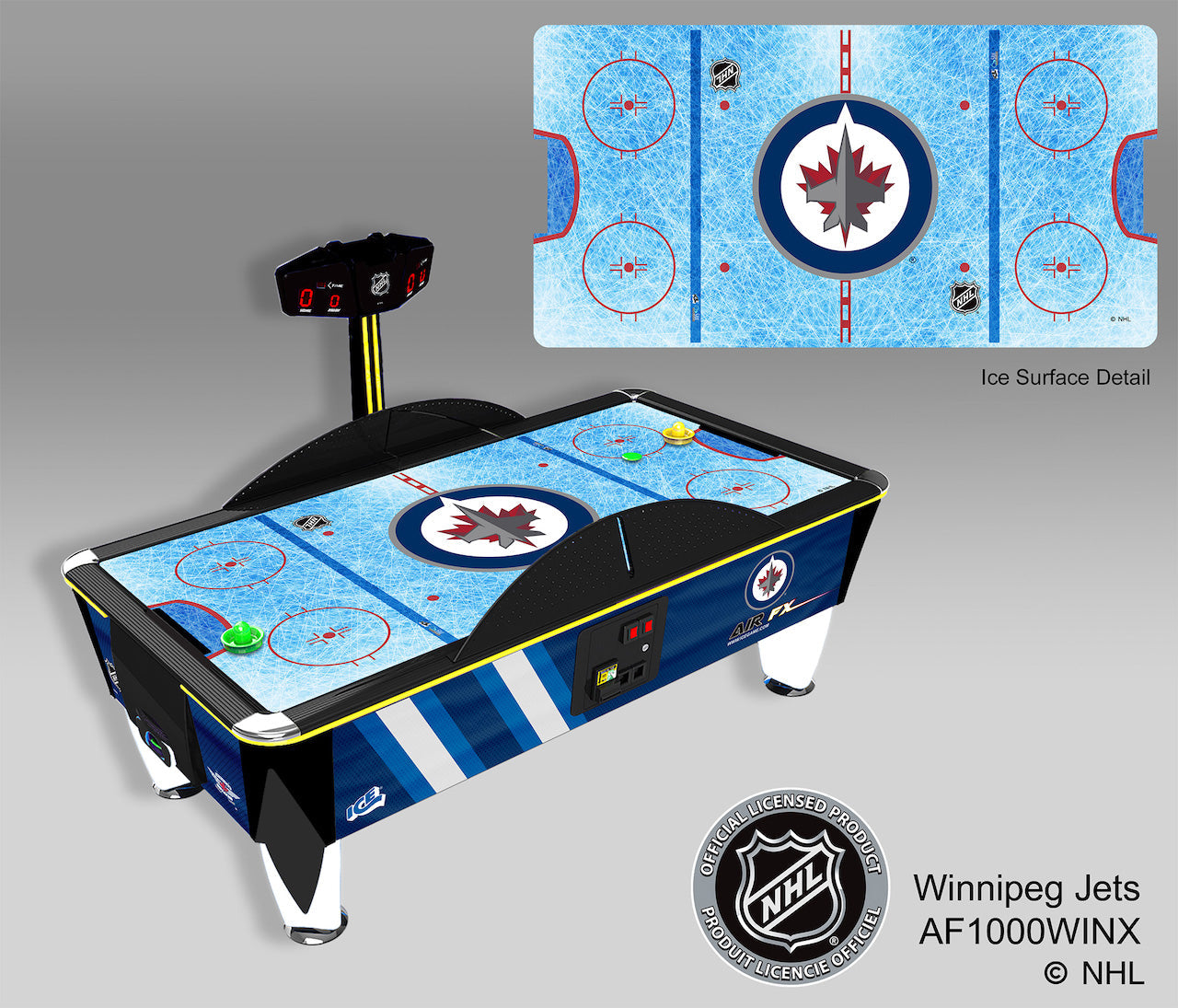 ICE NHL AIR FX Air Hockey Table (Coin) 8'