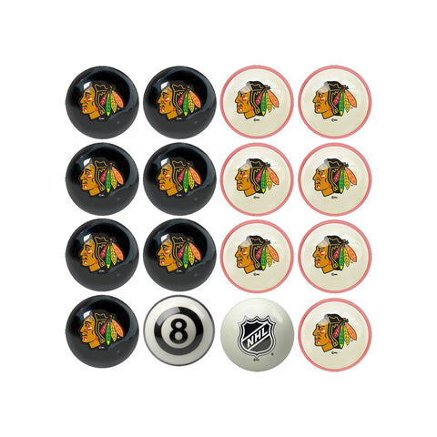 Picture of Imperial Chicago Blackhawks Home vs. Away Billiard Ball Set