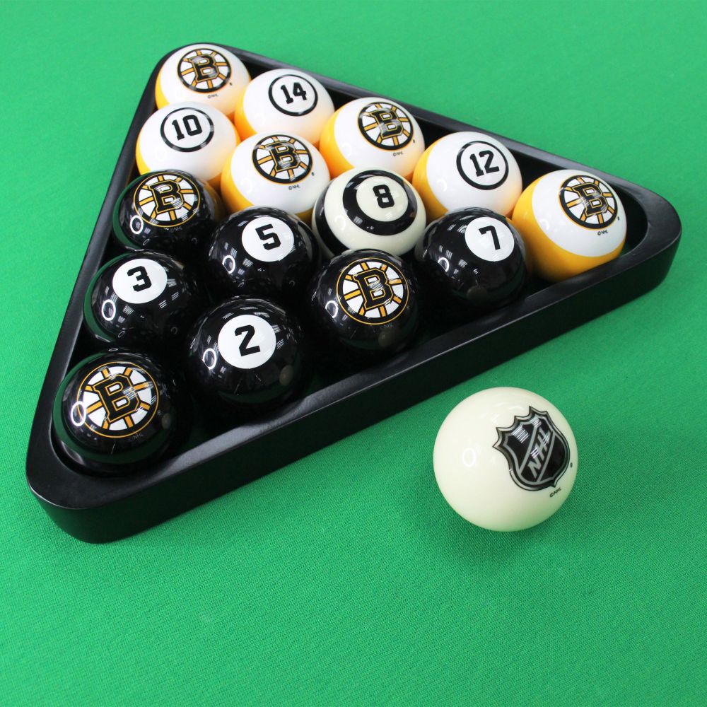 Imperial Boston Bruins Billiard Balls With Numbers