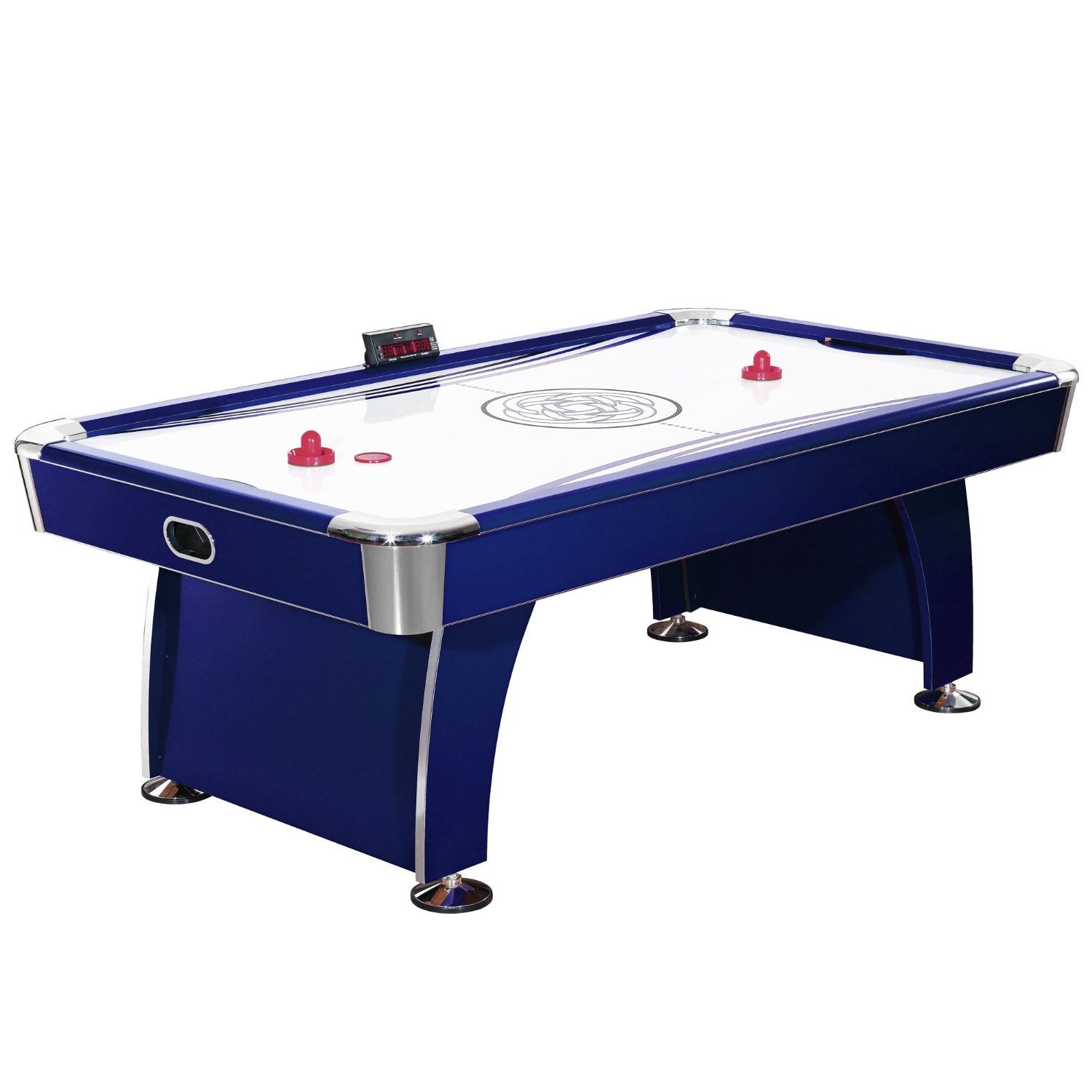Picture of Hathaway 7.5' Phantom Air Hockey Table in Dark Blue/Silver