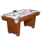 Picture of Hathaway 6' Midtown Air Hockey Table in Cherry w/Silver Finish