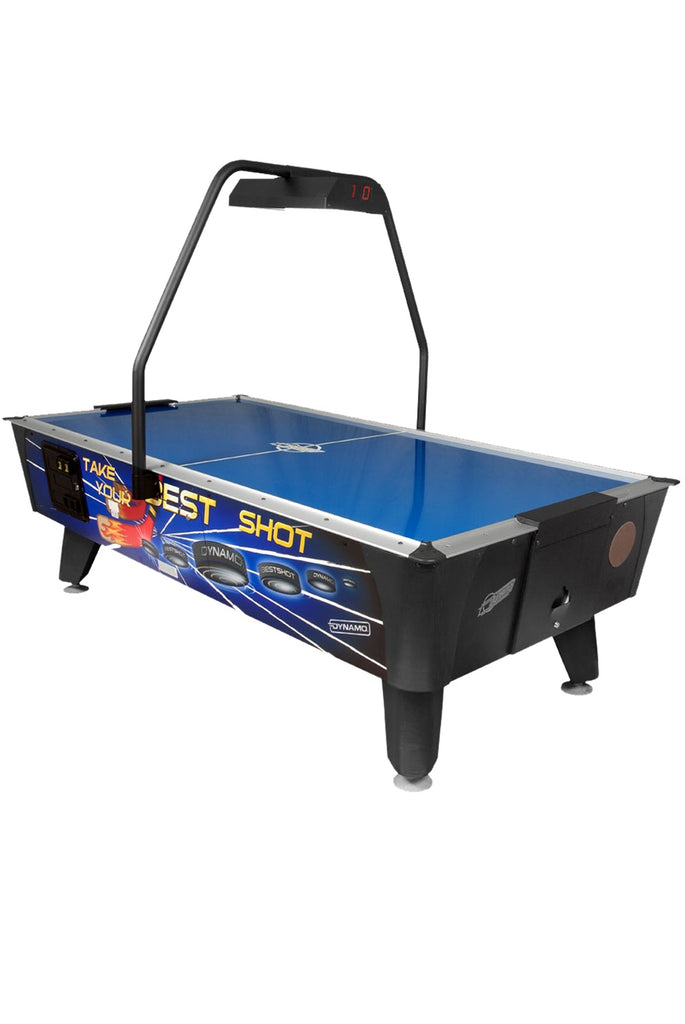 Picture of Dynamo 8' Best Shot Air Hockey Table with Overhead Scoring (Coin)