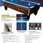 Gold Standard Games 7' Tournament Pro Air Hockey Table