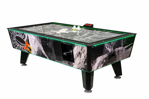 Great American 8' Black Ice Coin Operated Air Hockey