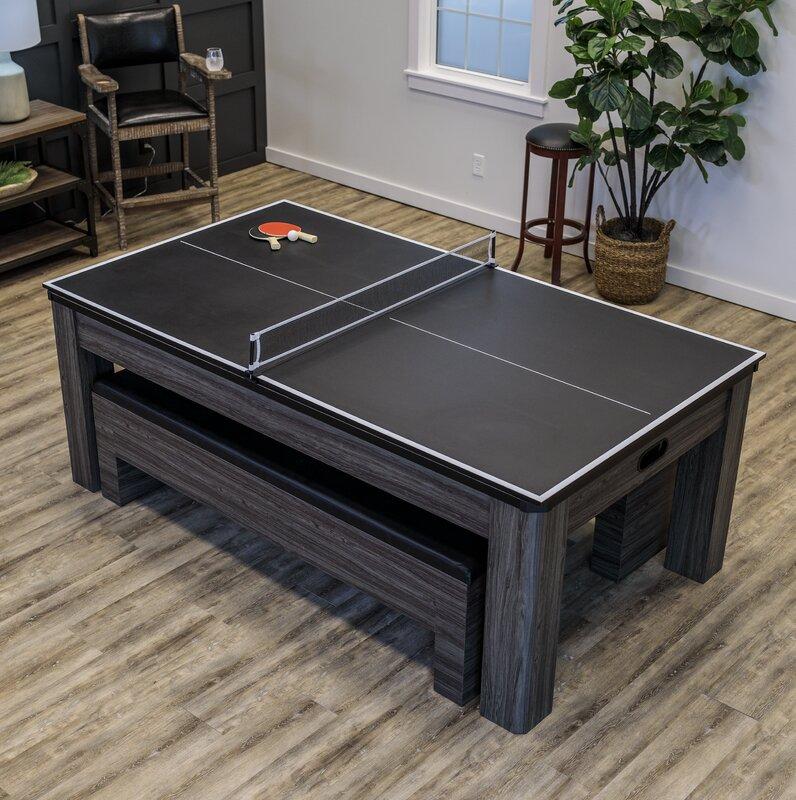 Atomic Northport 3-in-1 Dining Table with Air-Powered Hockey and Table Tennis