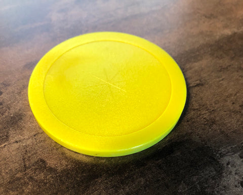 Picture of Great American 3 1/4" Hockey Puck in Yellow