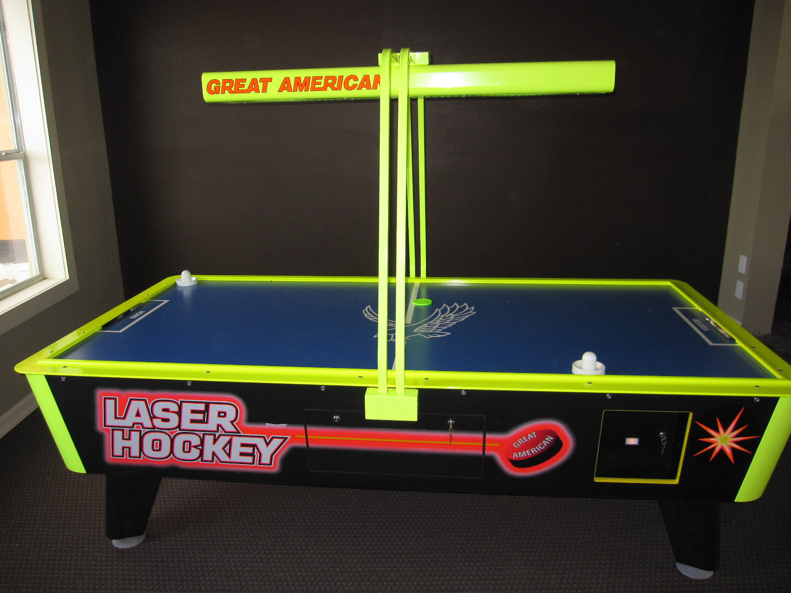 Great American Laser Air Hockey w/E.Score & Light Bar