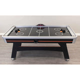 Hathaway Trailblazer 7' Air Hockey Table in Black/Orange