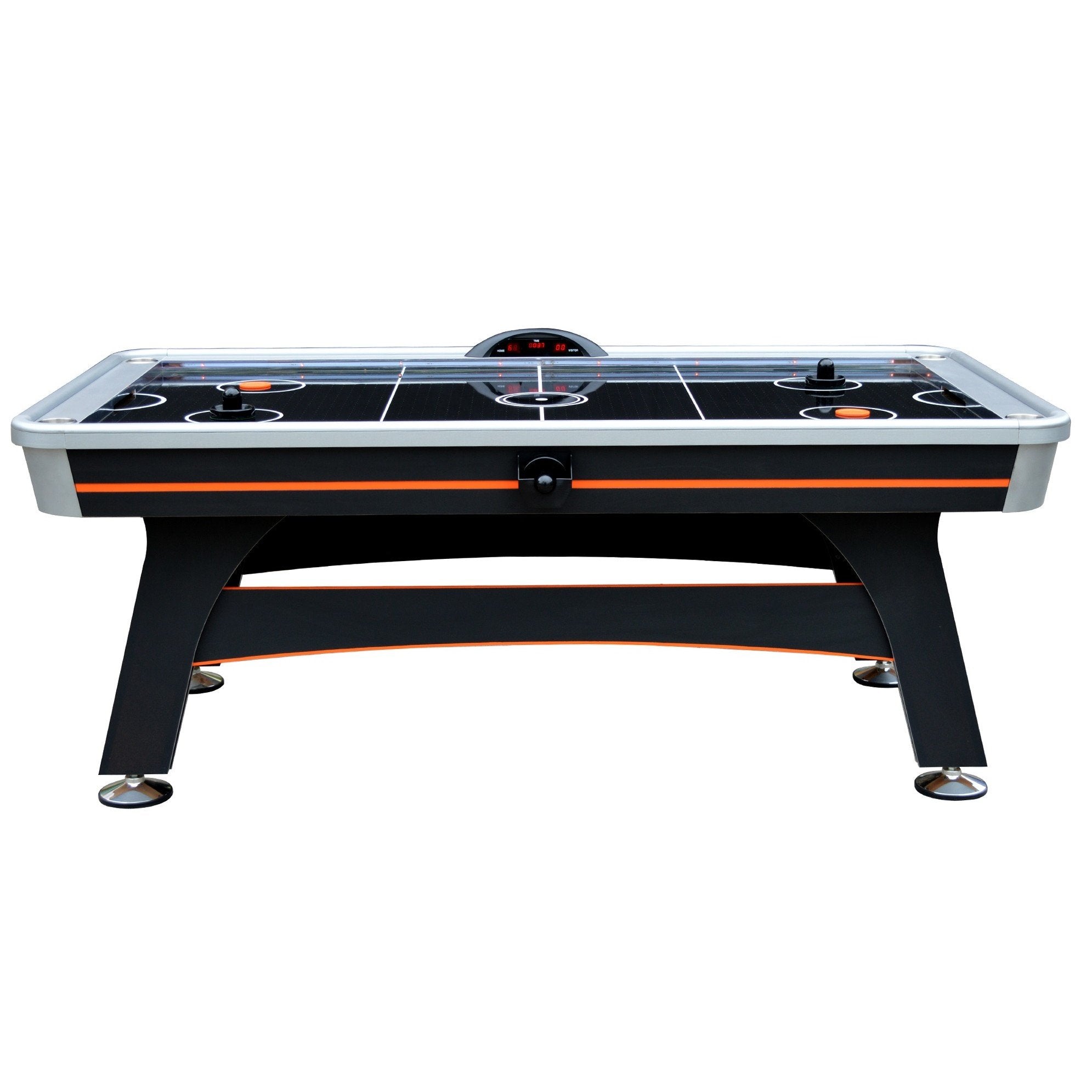 Picture of Hathaway Trailblazer 7' Air Hockey Table in Black/Orange