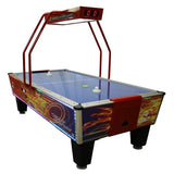 Picture of Gold Standard Games 8' Gold Flare Home Elite Air Hockey Table with Electronic Scoreboard