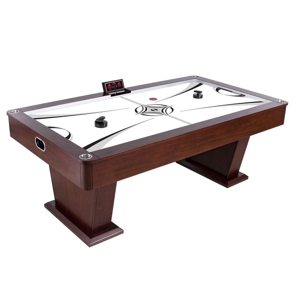Picture of Hathaway Monarch 7' Air Hockey Table in Mahogany Finish